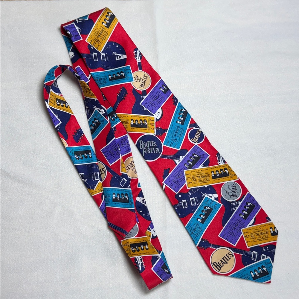 The Beatles Collection Apple Corps “Shea Stadium” Silk Tie